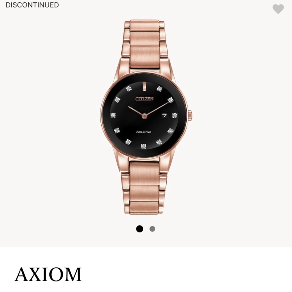 Citizen Axiom EcoDrive Women’s Watch with Diamond Accents